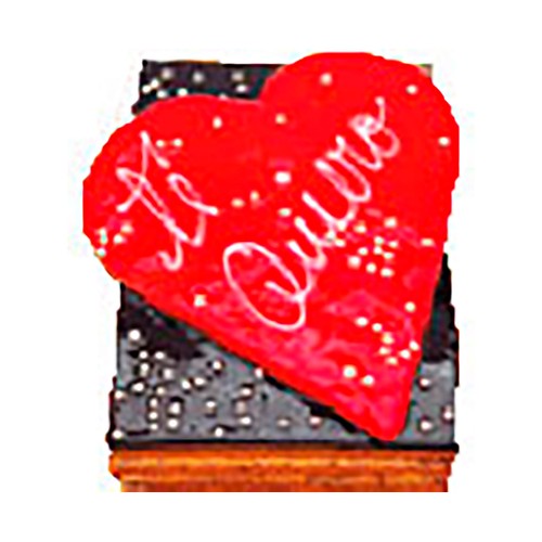 Tarta Corazón de San Valentín 550 g.