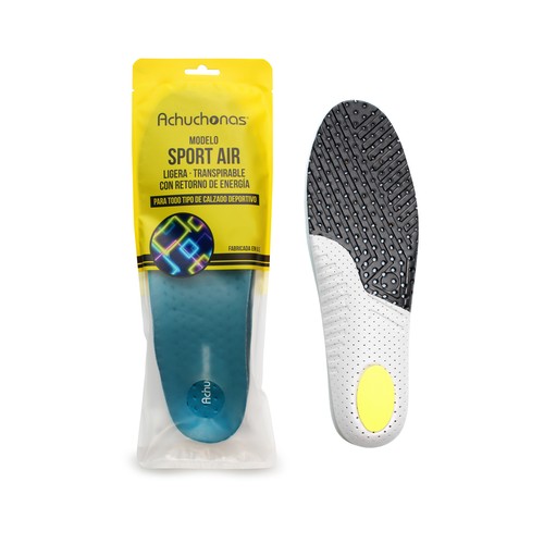 Plantilla Sport Air ACHUCHONAS, ligera, transpirable, talla 38/39.