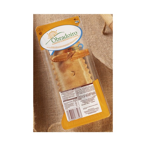 Empanadilla bocata refrigerada de atún, OBRADOIRO, 130g.
