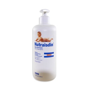 NUTRAISDIN Gel y champú dermatológico con dexpantenol, especial para bebés NUTRAISDIN 500 ml.