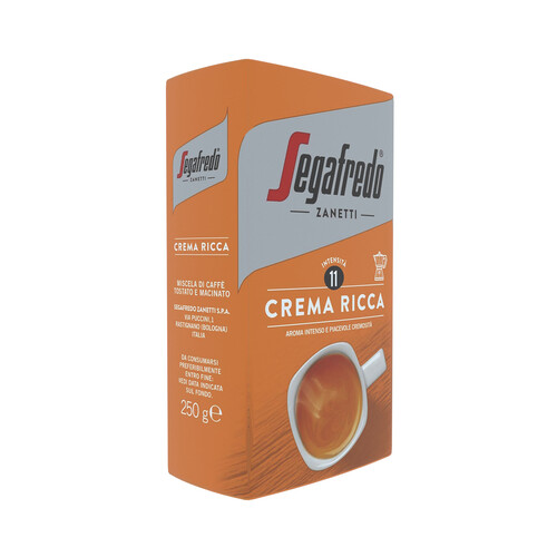 Alcampo SEGAFREDO CREMA RICCA Café molido intenso I11 250 g