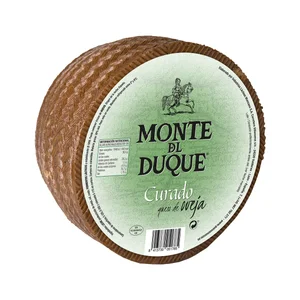 MONTE DUQUE Queso de oveja curado pasteurizado, cuña.