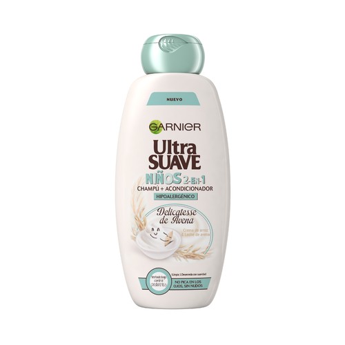 GARNIER Ultra suave niños Champú y acondicionador especial para niños 400 ml.