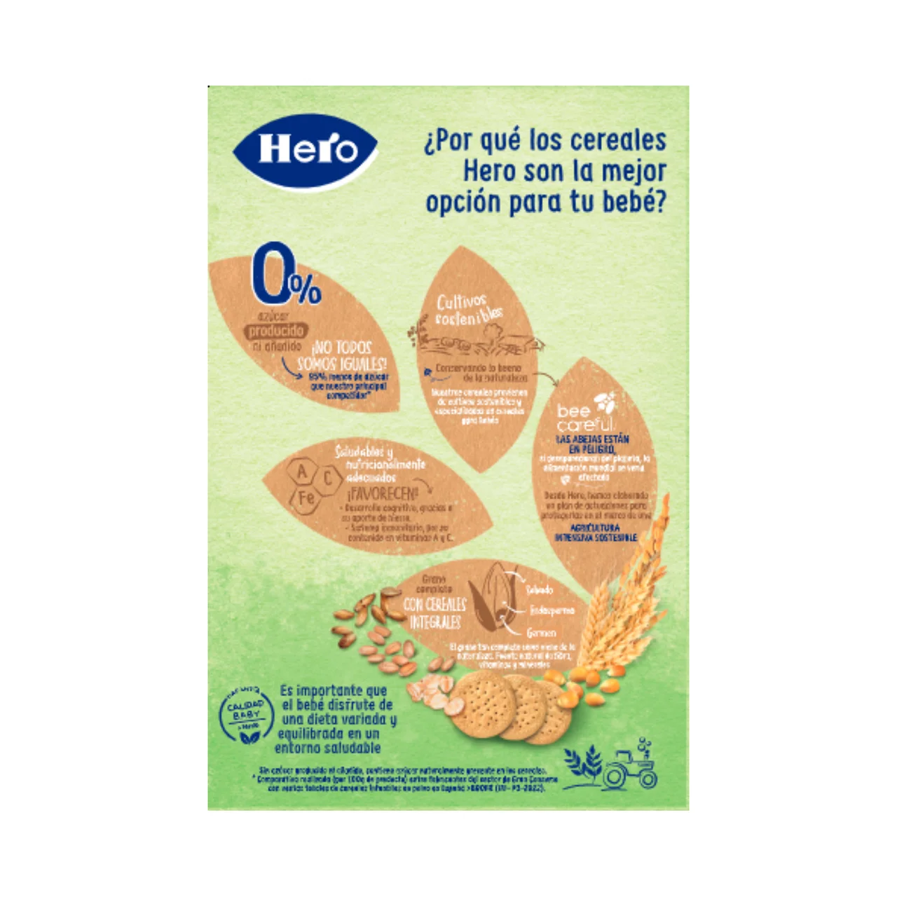 Solo Papilla de 8 cereales y galleta a partir de 6 meses 340 g.