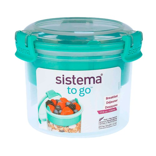 Recipiente porta comida de 530ml. SPONTEX.6034430000
