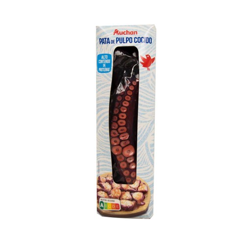 AUCHAN Pata de pulpo cocido 250 g. Producto Alcampo