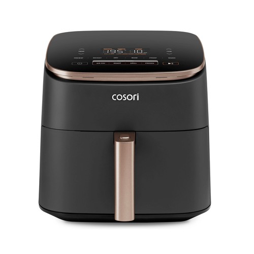 Freidora de aire 6L COSORI Turbo Blaze ceramic, 1725W, 10 programas, color negro.