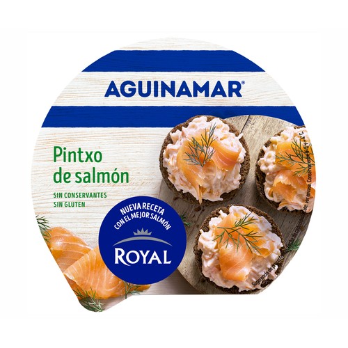 AGUINAMAR Pintxo de salmón ahumado AGUINAMAR 180 g.