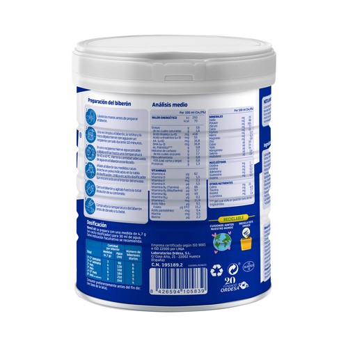 BLEMIL Plus AE Leche (1) para recién nacido, a partir del primer día 800 g