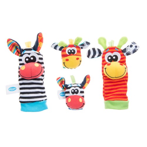 Set de sonajeros, animales de la jungla, PLAYGRO.