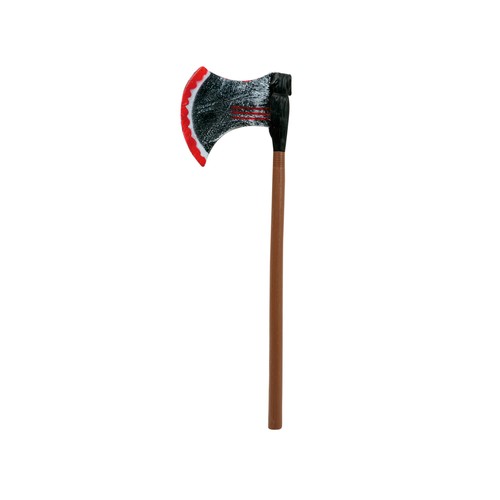 Hacha con sangre, complemento para disfraz de halloween,  62cm
