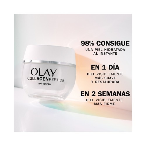 OLAY Collagen peptide Crema de día hidratante, para una piel fuerte y radiante 50 ml.