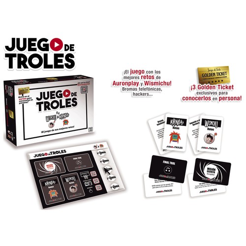 Juego de mesa de retos Juego de Troles, desde 2 jugadores, IMC TOYS.