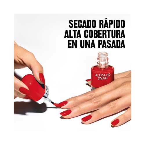 REVLON Ultra hd snap! tono 030 Cherry on top Esmalte de uñas de secado rápido.