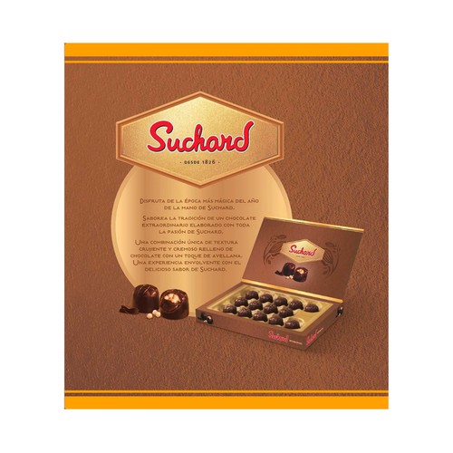 SUCHARD Bombones de chocolate negro 126 g.