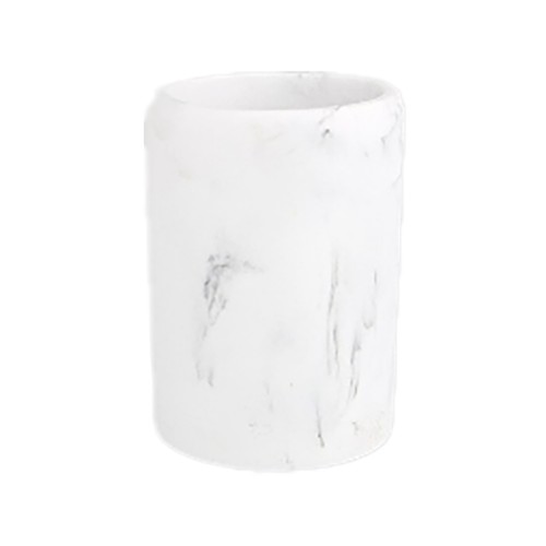Vaso efecto mármol de poliresina, ALCAMPO.