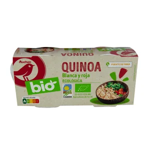 ALCAMPO ECOLÓGICO Quinoa blanca y roja cocida ecológica ALCAMPO ECOLÓGICO 2 uds. x 125 g.