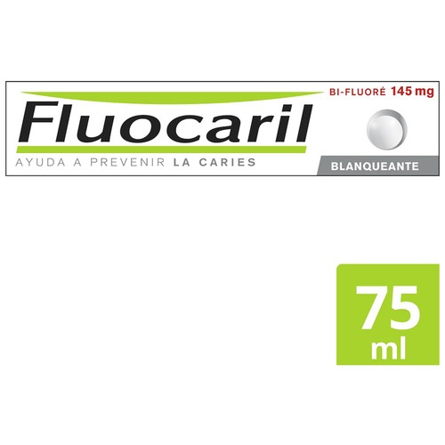 FLUOCARIL Pasta de dientes bi-fluor (145 mg) blanqueante y anti caries FLUOCARIL 75 ml.