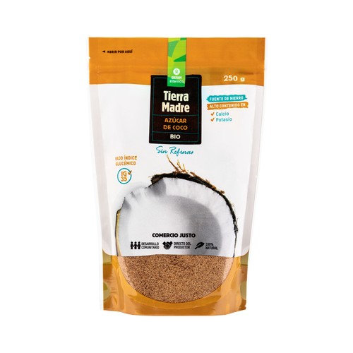 Azúcar de coco ecológica INTERMON OXFAM 250 g.