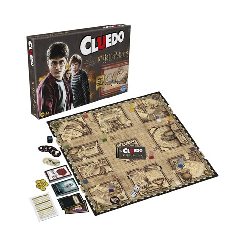 Juego de mesa de estrategia y descubrimiento Cluedo Harry Potter