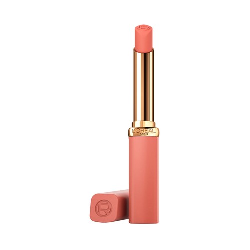L´ORÉAL PARIS Color riche tono 500 Biege freedom  Barra de labios con efecto volumen y acabado mate empolvado, intensive volume matte.