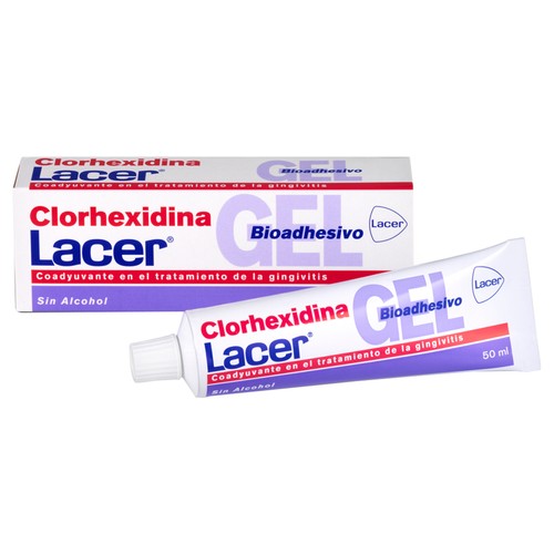 LACER Clorhexidina Gel bioadhesivo sin alcohol, coadyuvante en el tratamiento de la gingivitis 50 ml.