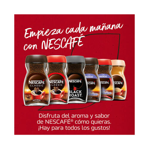 NESCAFÉ CLASSIC Café soluble descafeinado 200 g.