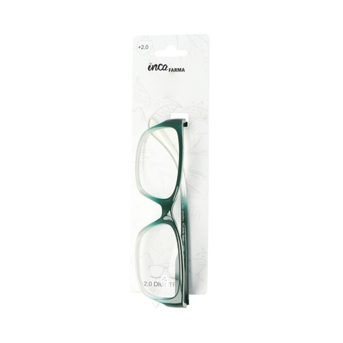 INCA FARMA Gafas de lectura unisex para presbicia (vista cansada +2.0 dioptrías) INCA FARMA.