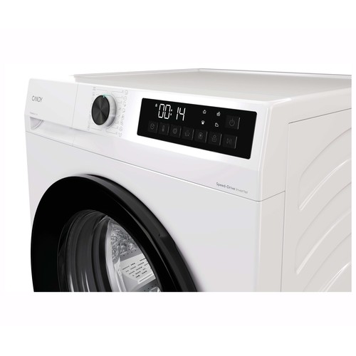 Lavadora CANDY GD 410B8-S PROWASH 300 10KG, color blanco, clasificación energética: A, 1400RPM, H: 85cm, A: 59,5cm, F: 60,1cm.