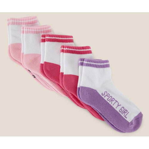 Lote de 5 pares de calcetines para niña IN EXTENSO, talla 27/30.