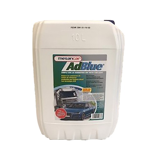 Tratamiento AdBlue para motores diésel, 10 litros. MESANCAR.