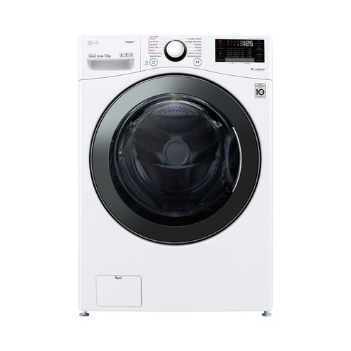 Lavadora LG F1P1CY2W 17KG, clasificación energética: E, 1200RPM, H: 99cm,A: 70cm,F: 77cm.