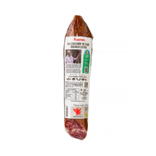 ALCAMPO CULTIVAMOS LO BUENO Salchichón de cebo ibérico. - Loncha fina 1 mm