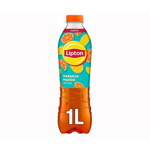 LIPTON Bebida de té de naranja y mango 1 l.