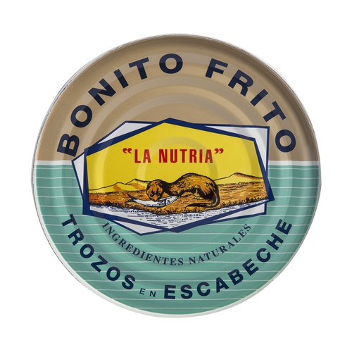 LA NUTRIA Bonito frito en escabeche lata de 650 g.