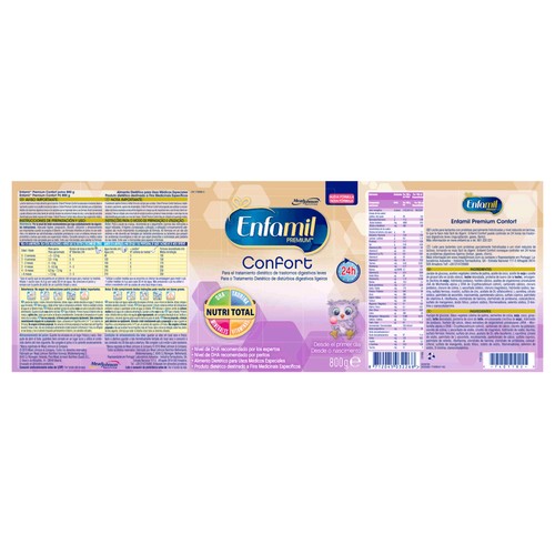 ENFAMIL Leche (1) de inicio para recién nacido desde el primer día ENFAMIL Premium confort 800 g.