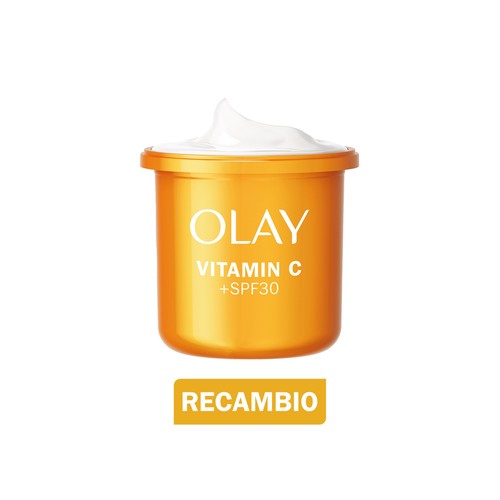 OLAY Vitamin C Crema de dái hidratante con FPS 30, para una piel más luminosa 50 ml.