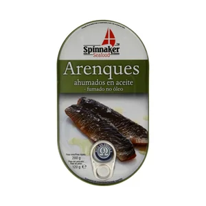 SPINNAKER Arenques ahumados, ahumados del Norte SPINNAKER 200 g.