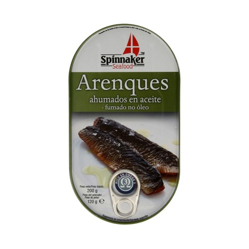 SPINNAKER Arenques ahumados, ahumados del Norte SPINNAKER 200 g.