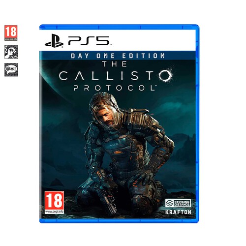 The Callisto Protocol Playstation 5, género: acción, survival horror, PEGI: +18.