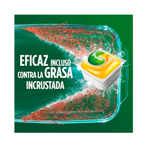 FAIRY Original Detergente todo en uno para lavavajillas en cápsulas, con aroma a limón 100 uds.