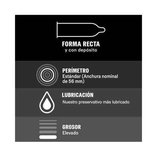 DUREX Preservativos extra lubricados de silicona, con un mayor grosor DUREX Perfect connection 10 uds.