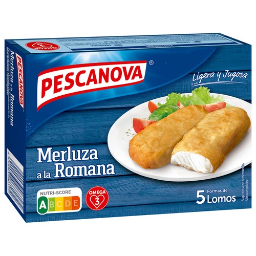 PESCANOVA Merluza a la romana receta clásica 325 g.