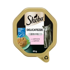 SHEBA Alimento de gato húmedo salsa delicatezze salmón 85g