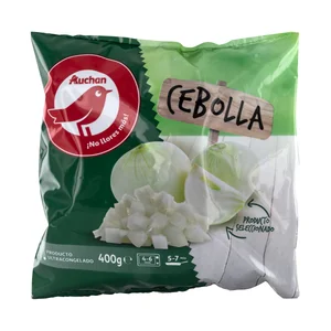 AUCHAN Cebolla cortada en dados 400 g. Producto Alcampo