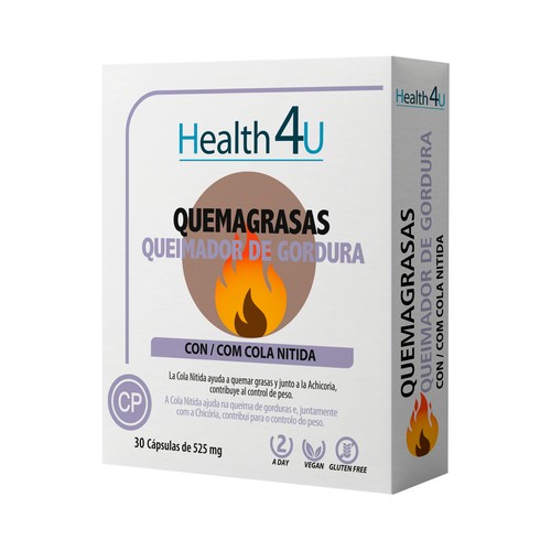 HEALTH 4 U Cola Nitida, achicoria y cafeina (complemento nutricional) 30 cápsulas.