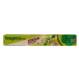 BAYECO Film transparente sostenible vitafilm triple uso 30 mts