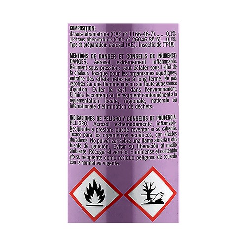 CASA JARDÍN Insecticida especial antiácaros del polvo 300 ml.