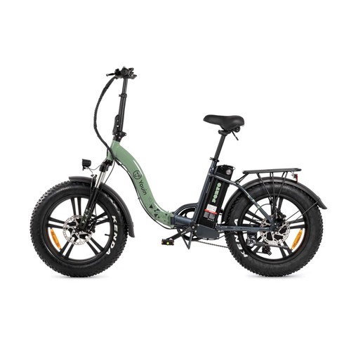 Bicicleta eléctrica plegable  PORTO II YOUIN, 250W, ruedas 20", autonomía 25Km..