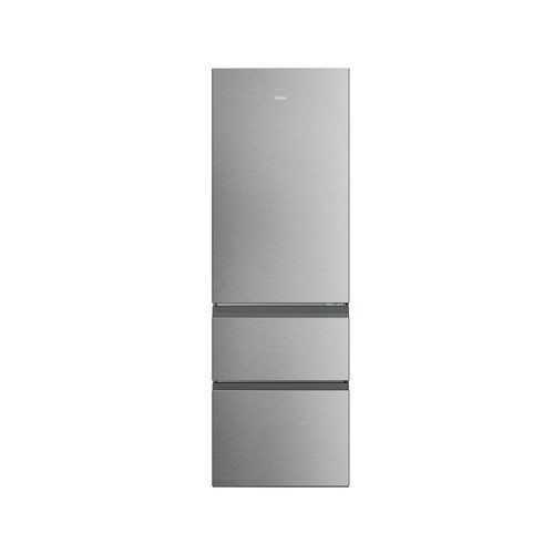 Frigorífico combi 185cm HAIER HTR3618CNMG INOX, 3 cajones, NO FROST, clasificación energética: C, H: 185cm, A: 59,5cm, F: 66,7cm, capacidad total: 360L.